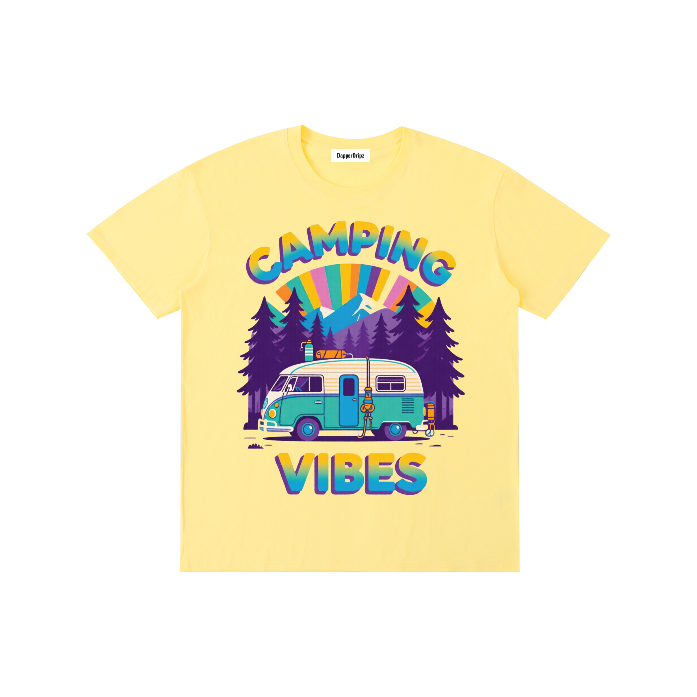 Camping-Pure Cotton Unisex T-Shirt