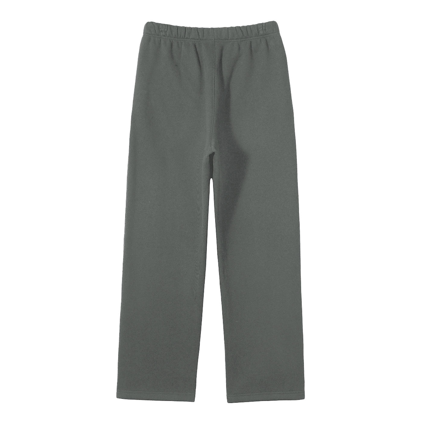 Sweats-Unisex Solid Color Fleece Straight Leg Pants