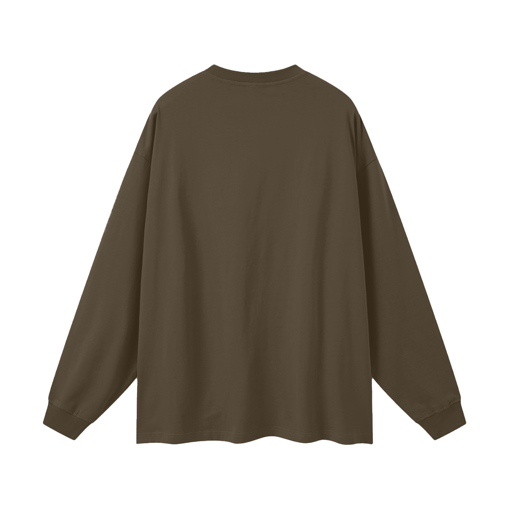 Dumb-Oversized Unisex Long Sleeve T-Shirt