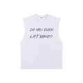 Lift-Raw Edge Cotton Tank Top