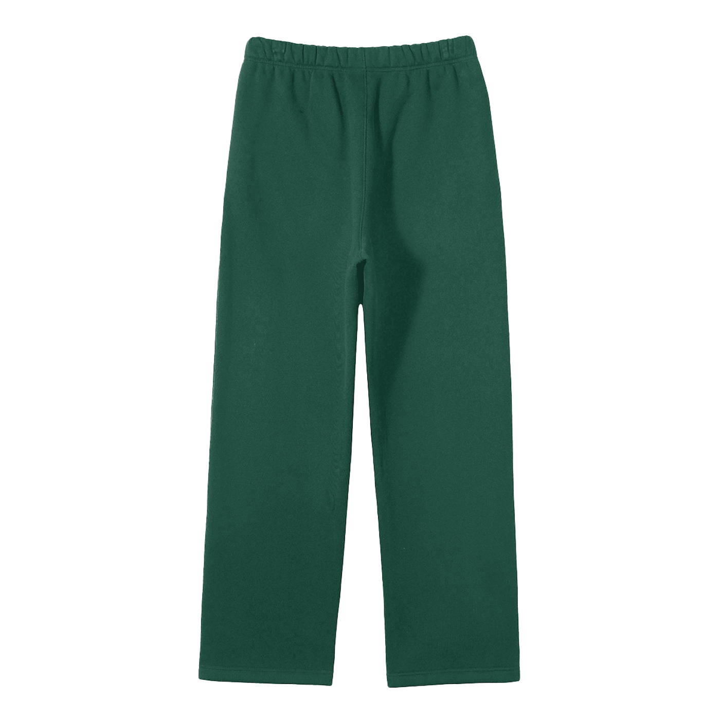 Sweats-Unisex Solid Color Fleece Straight Leg Pants