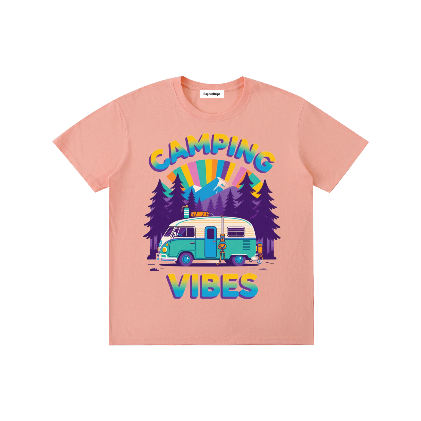 Camping-Pure Cotton Unisex T-Shirt