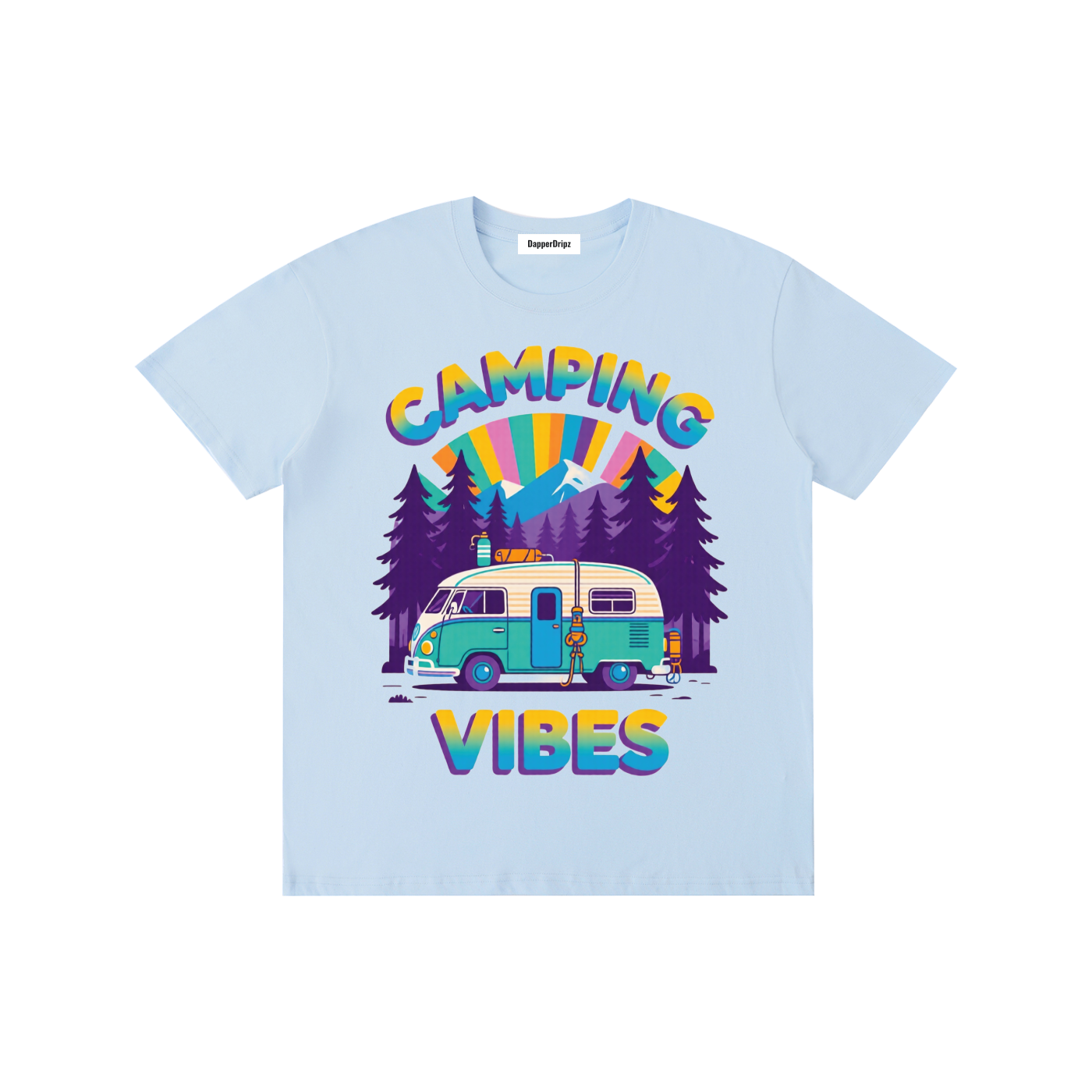 Camping-Pure Cotton Unisex T-Shirt