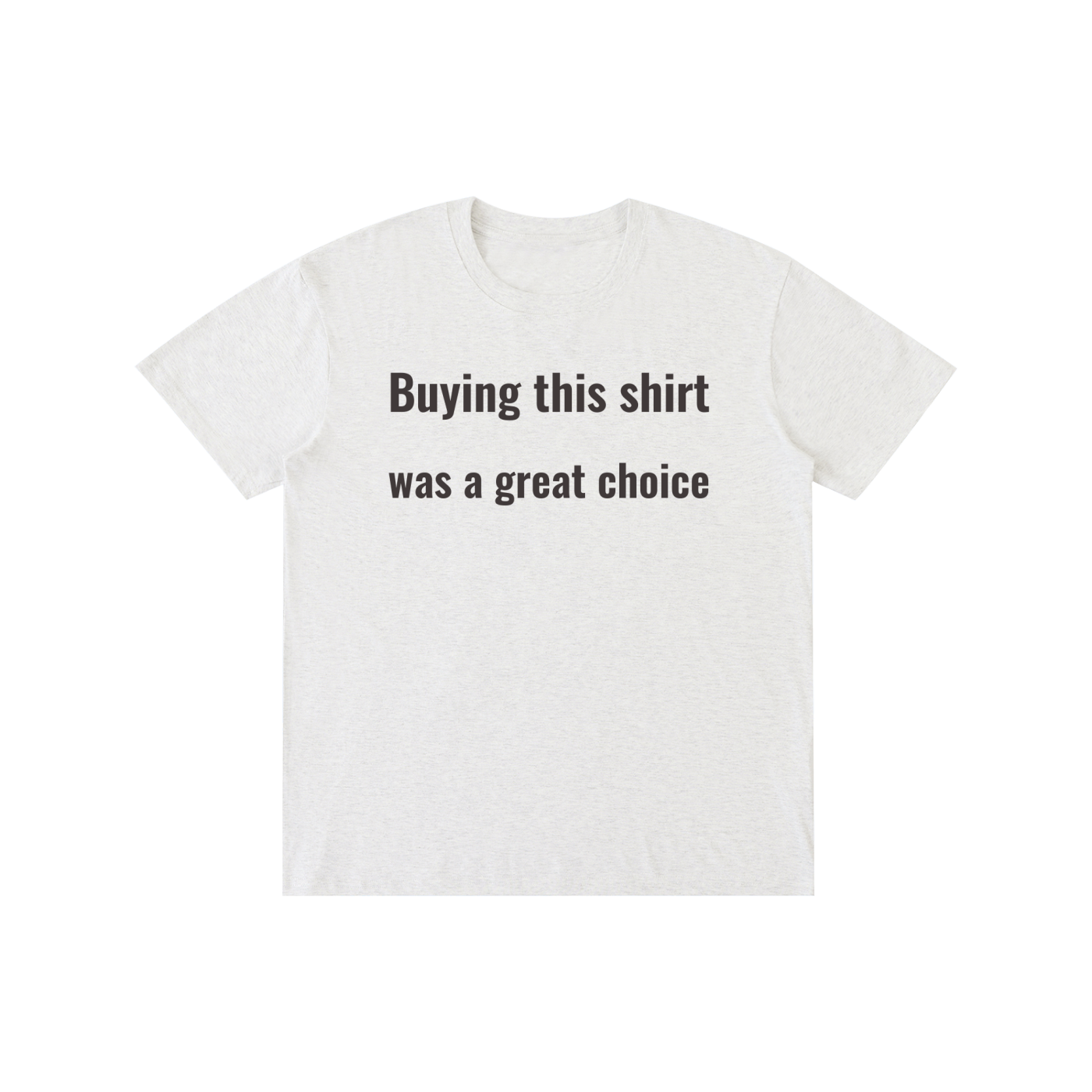 Buying-Pure Cotton Unisex T-Shirt