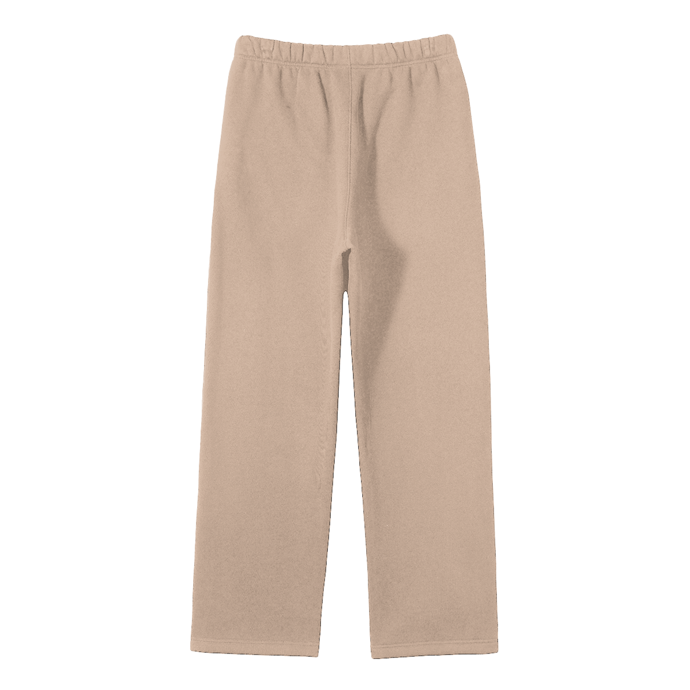 Sweats-Unisex Solid Color Fleece Straight Leg Pants