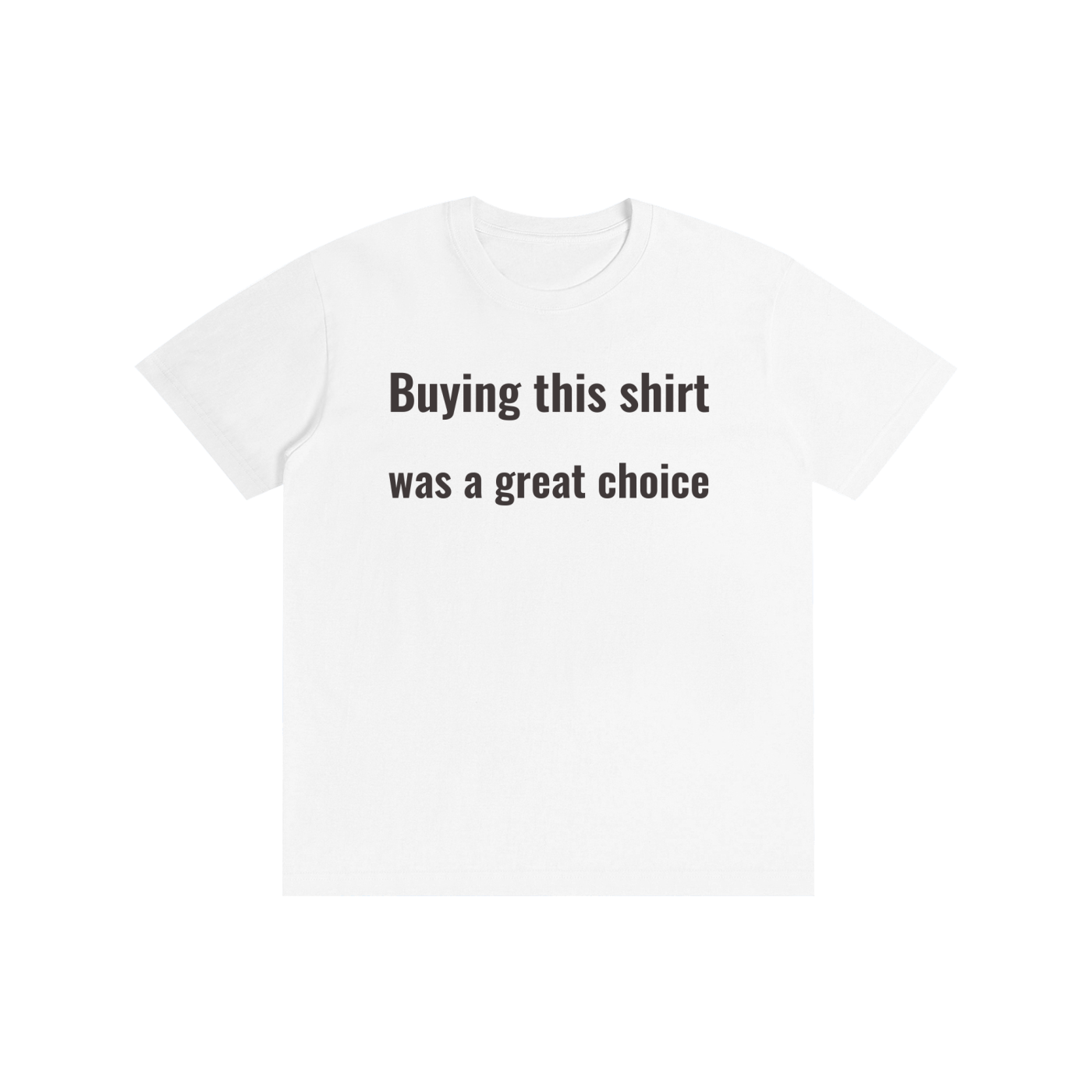 Buying-Pure Cotton Unisex T-Shirt
