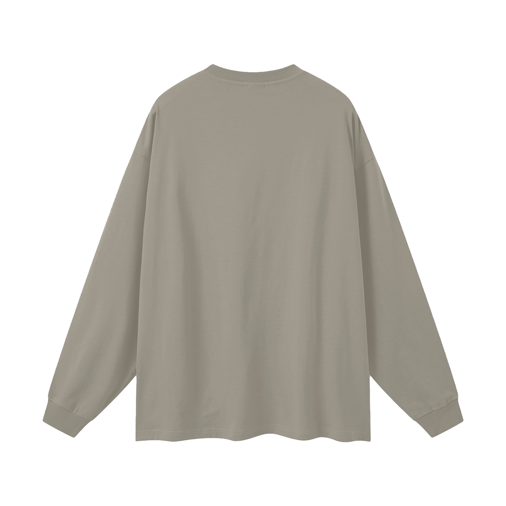 Dumb-Oversized Unisex Long Sleeve T-Shirt