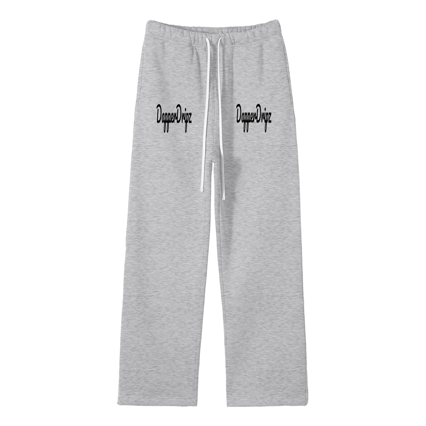 Sweats-Unisex Solid Color Fleece Straight Leg Pants