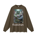 Evo2-Oversized Unisex Long Sleeve T-Shirt