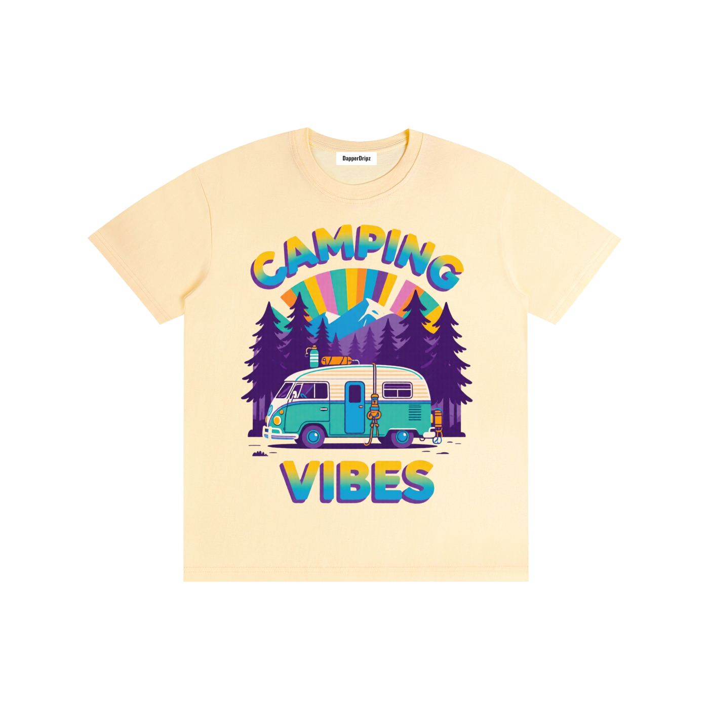 Camping-Pure Cotton Unisex T-Shirt