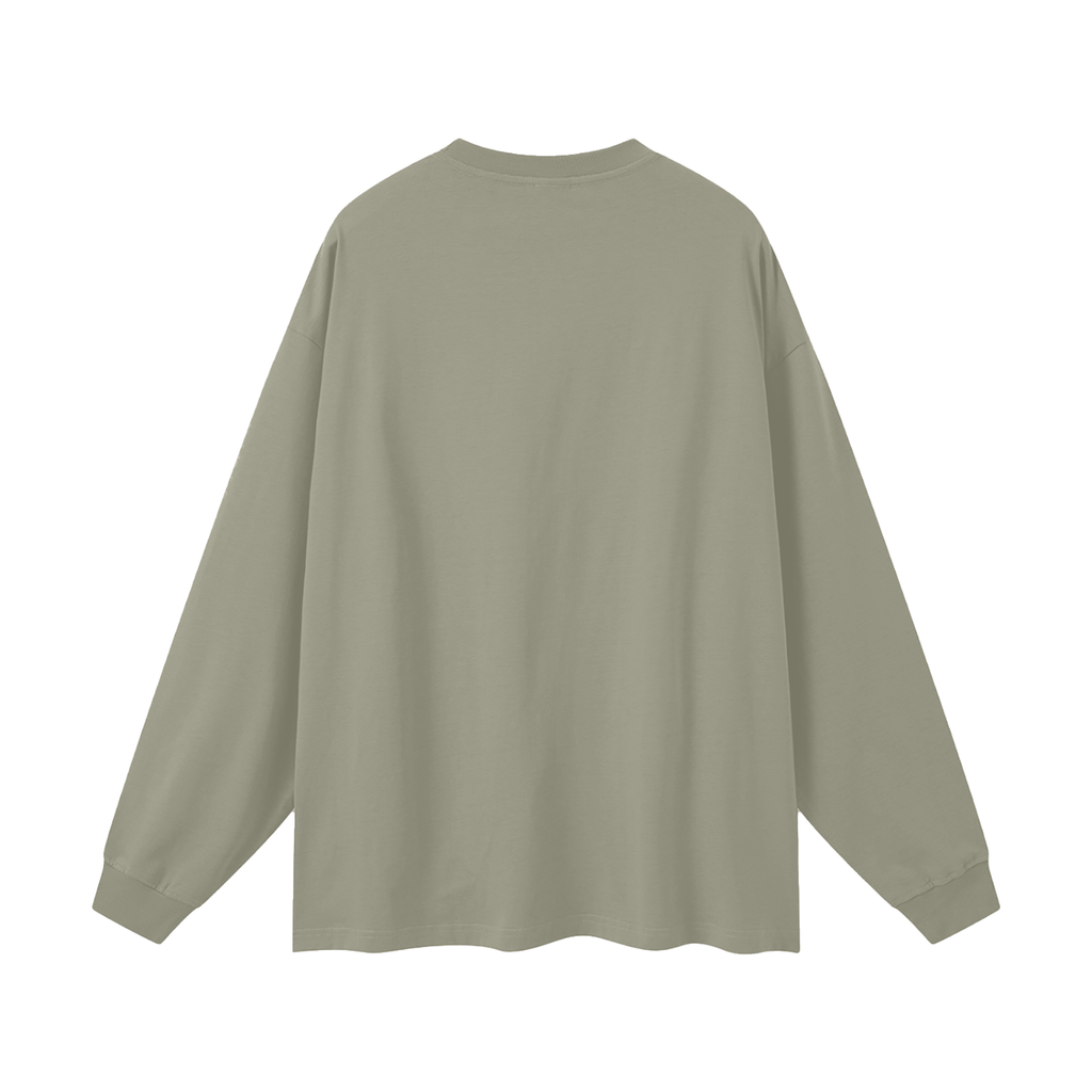 Dumb-Oversized Unisex Long Sleeve T-Shirt