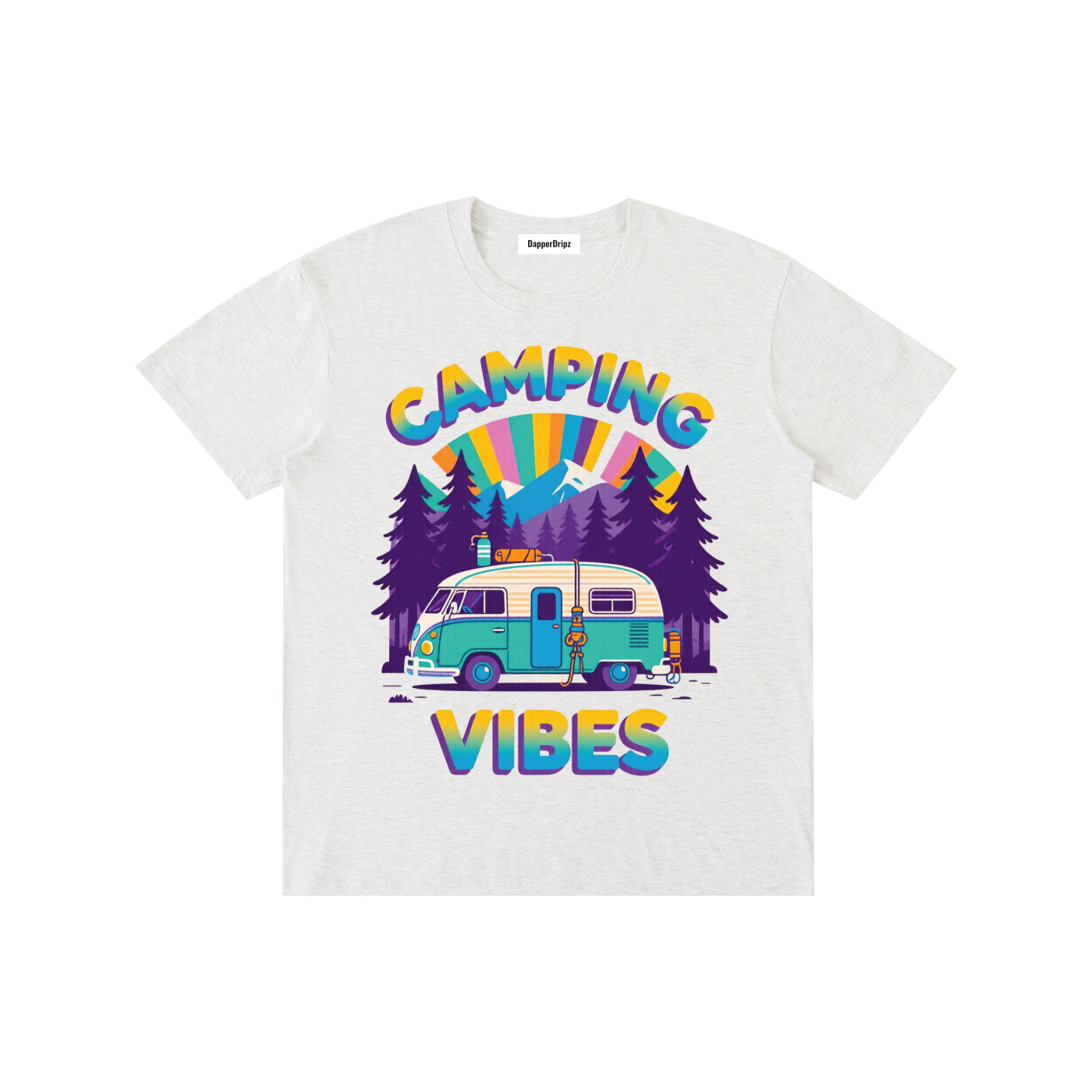 Camping-Pure Cotton Unisex T-Shirt