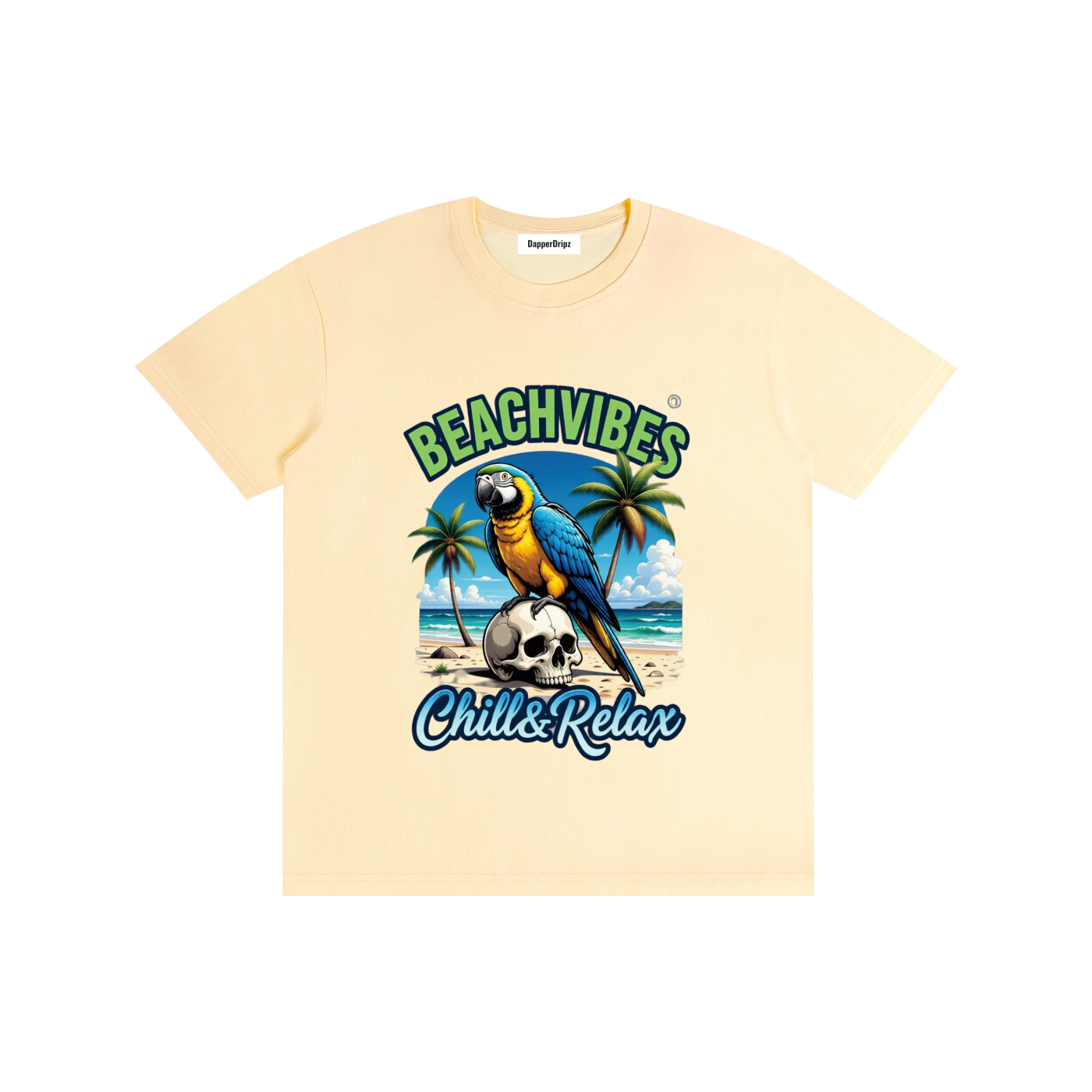 Beach vibes-Pure Cotton Unisex T-Shirt