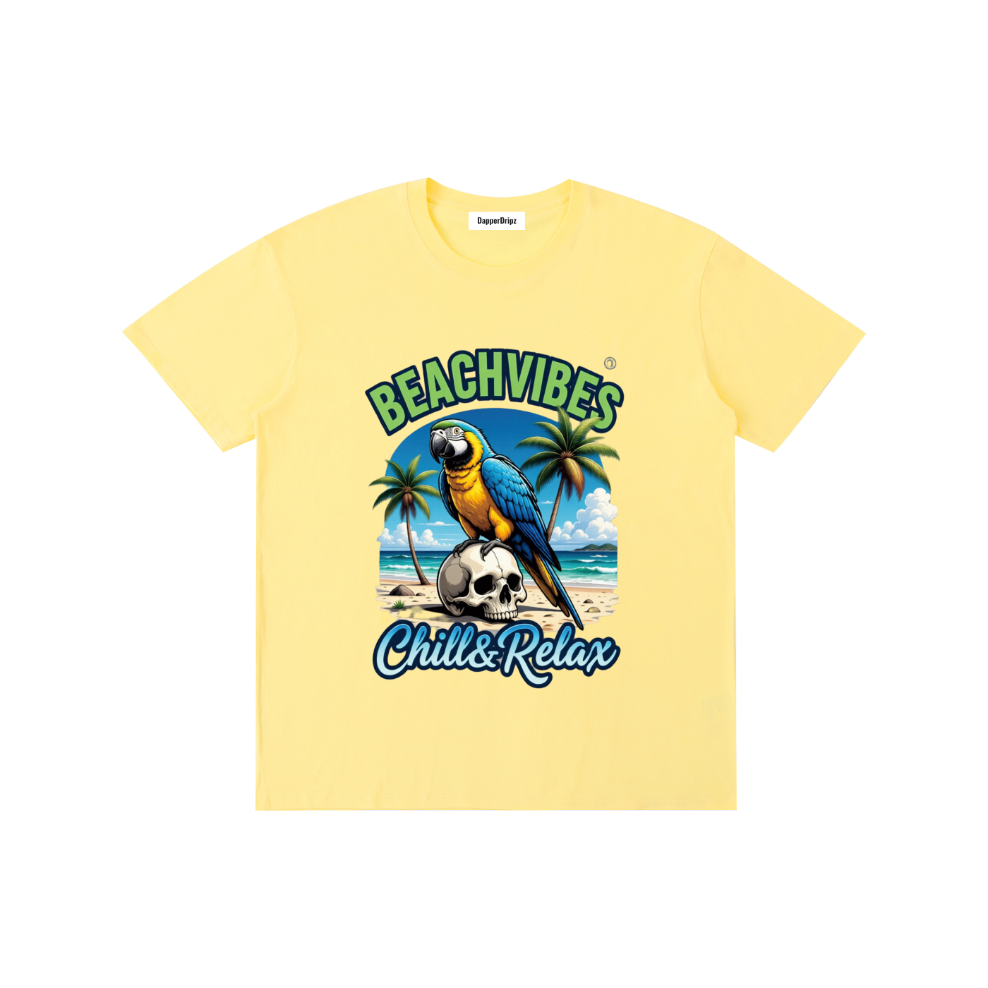 Beach vibes-Pure Cotton Unisex T-Shirt