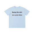 Buying-Pure Cotton Unisex T-Shirt