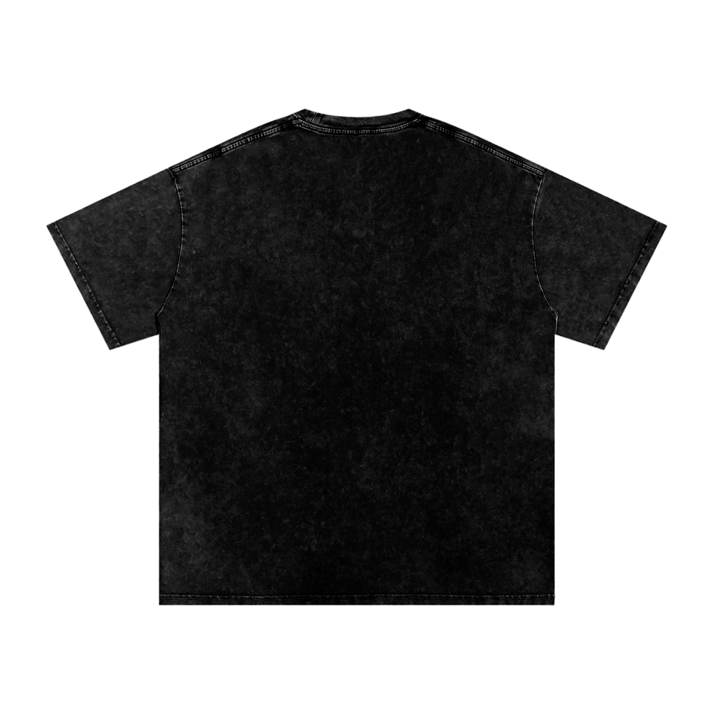 Dogs-Snow Washed Oversized Cotton T-Shirt