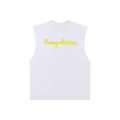 Swaga-Raw Edge Cotton Tank Top