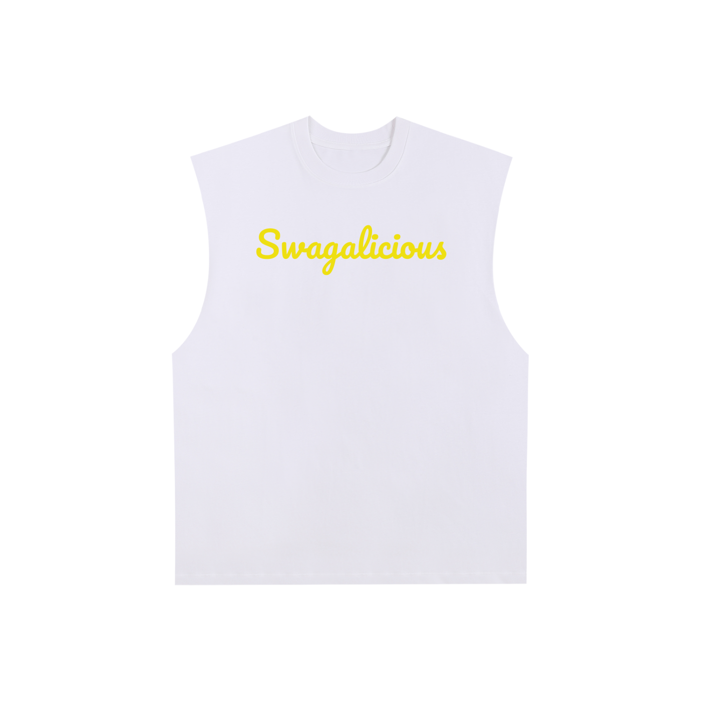 Swaga-Raw Edge Cotton Tank Top