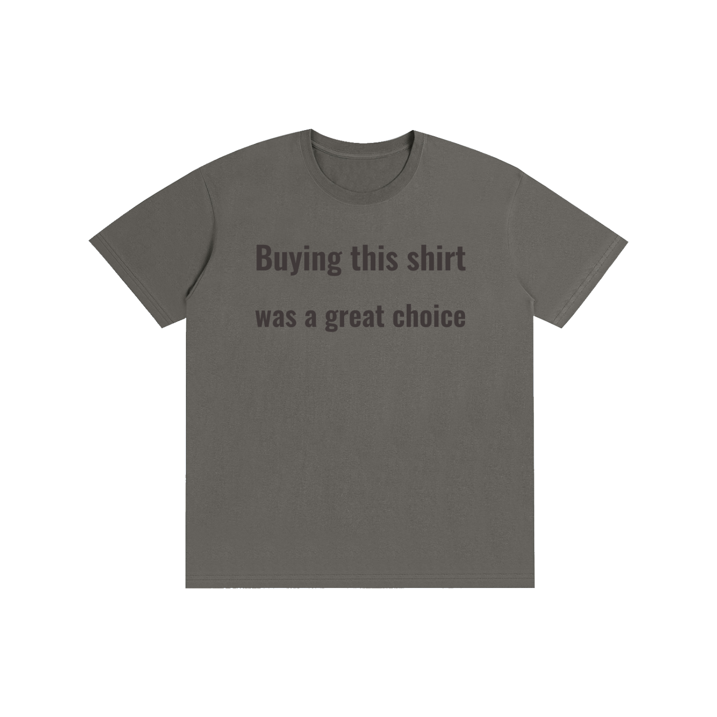 Buying-Pure Cotton Unisex T-Shirt