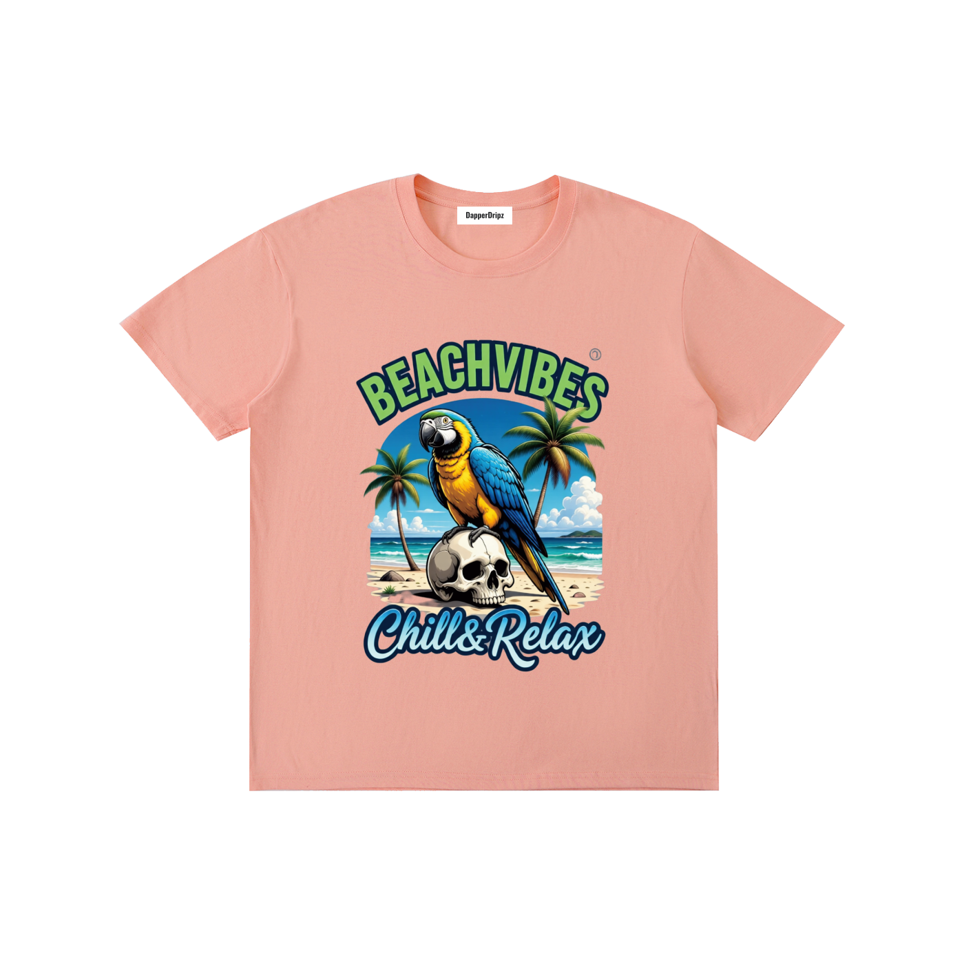 Beach vibes-Pure Cotton Unisex T-Shirt