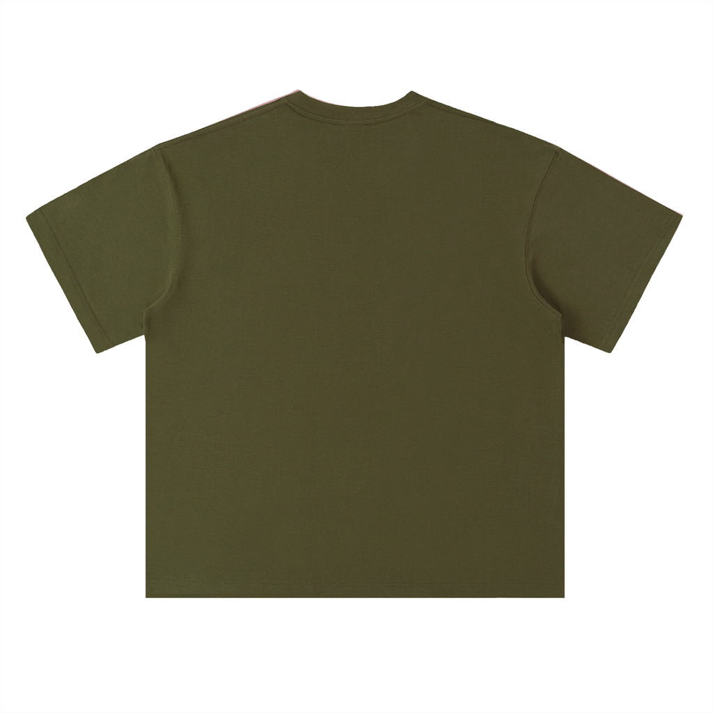 Cool Cats-Heavyweight Drop Shoulder Cotton T-Shirt