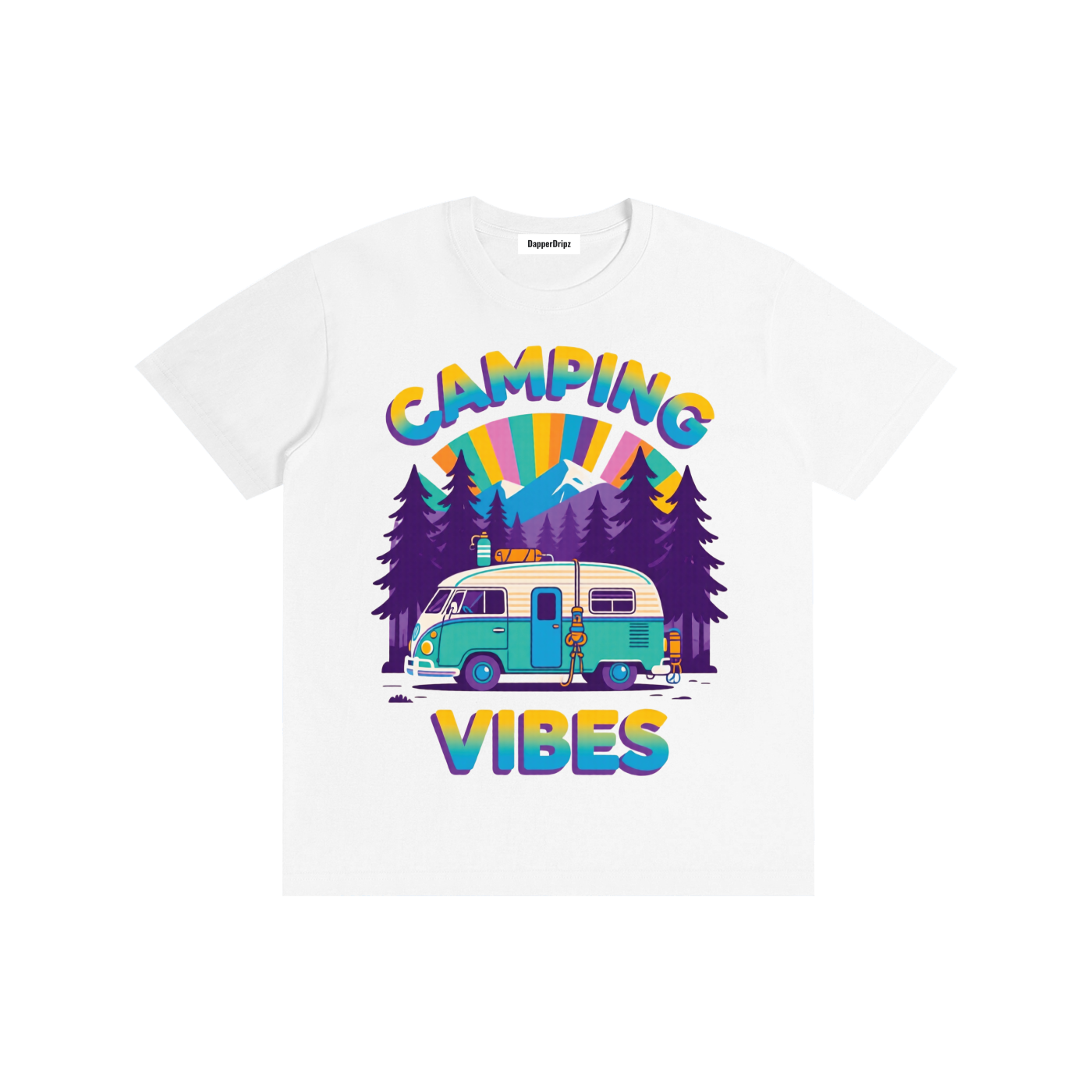 Camping-Pure Cotton Unisex T-Shirt
