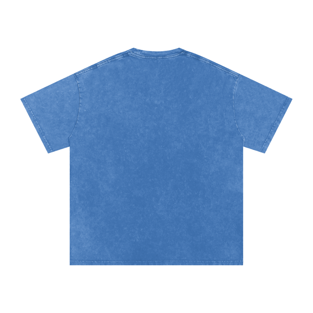 Dogs-Snow Washed Oversized Cotton T-Shirt