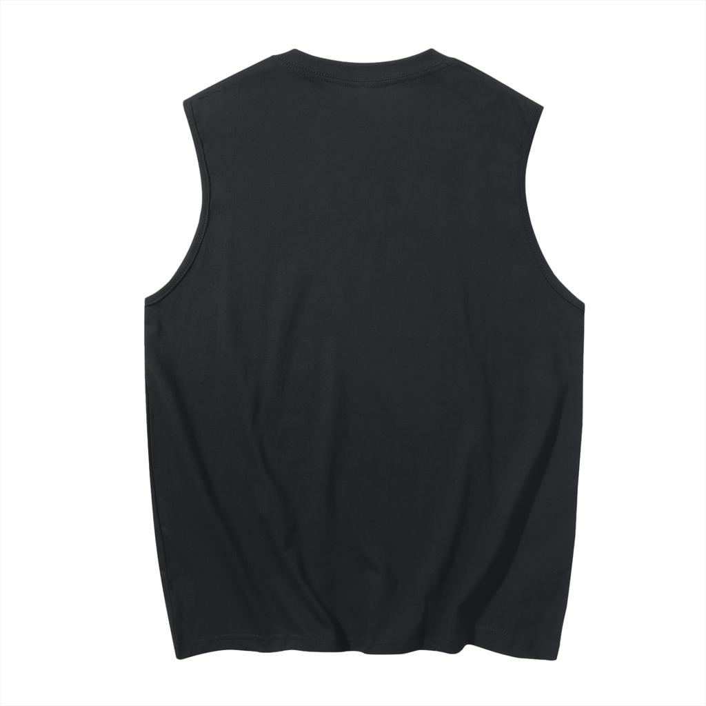 No fat-Men's Sleeveless Cotton Tank Top