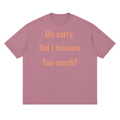 Free-Streetwear Loose Drop Shoulder T-Shirt