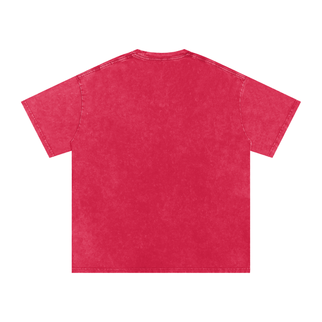 Dogs-Snow Washed Oversized Cotton T-Shirt