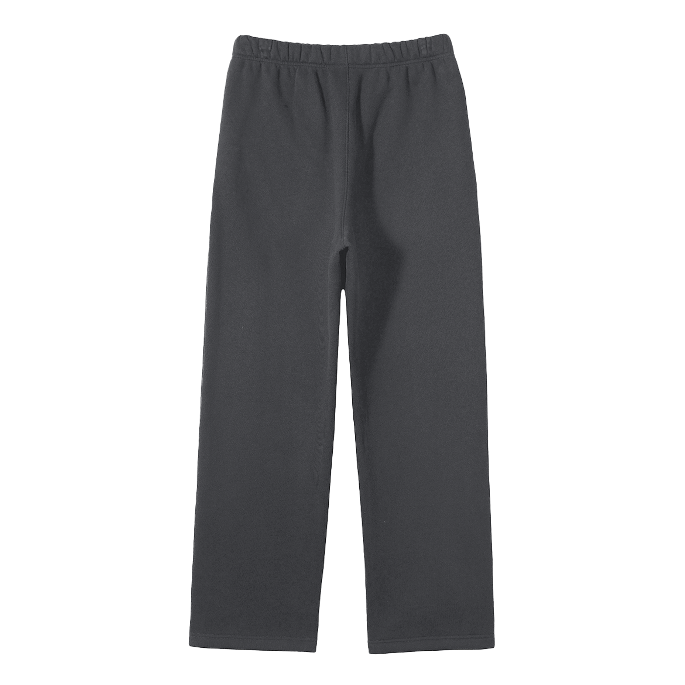 Sweats-Unisex Solid Color Fleece Straight Leg Pants