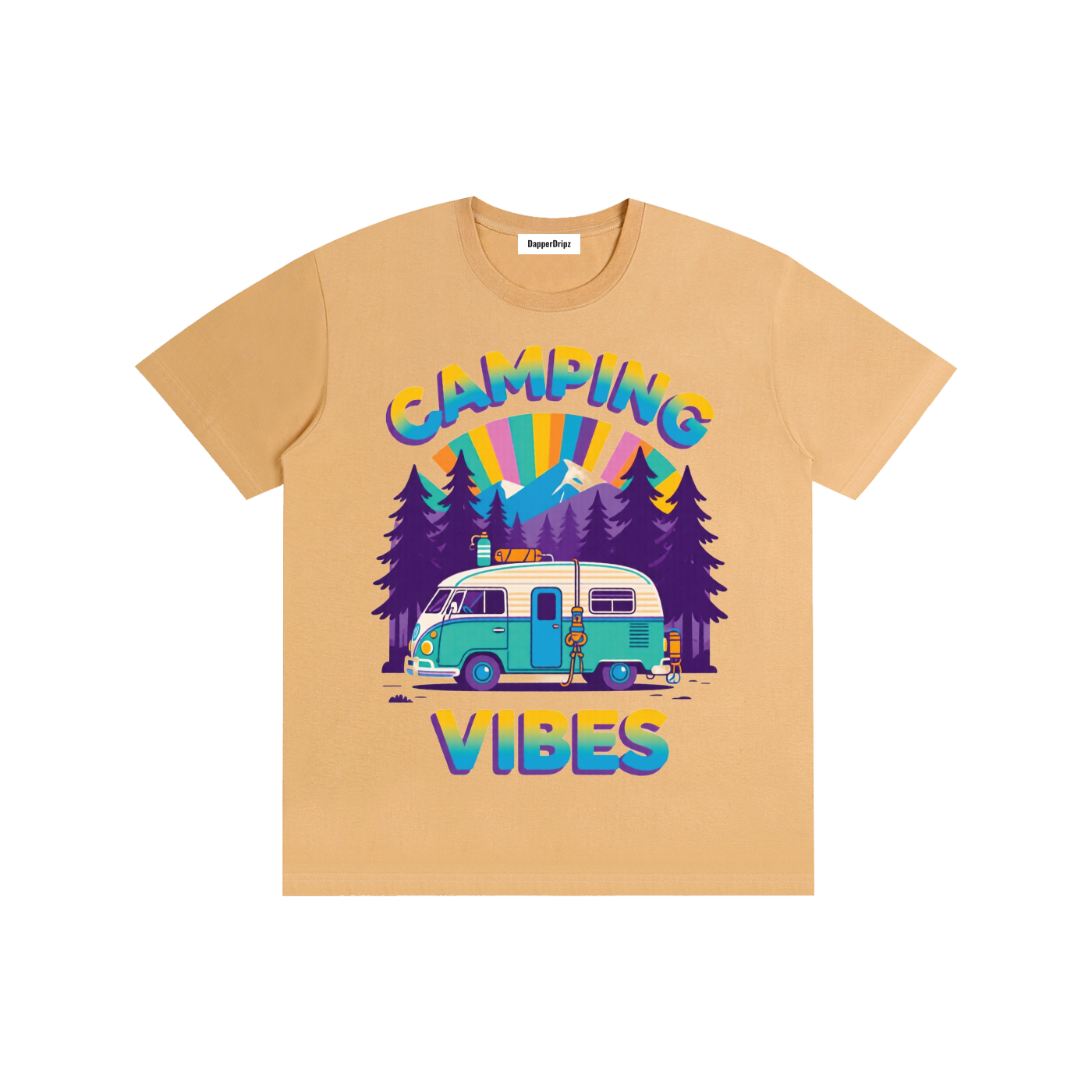 Camping-Pure Cotton Unisex T-Shirt