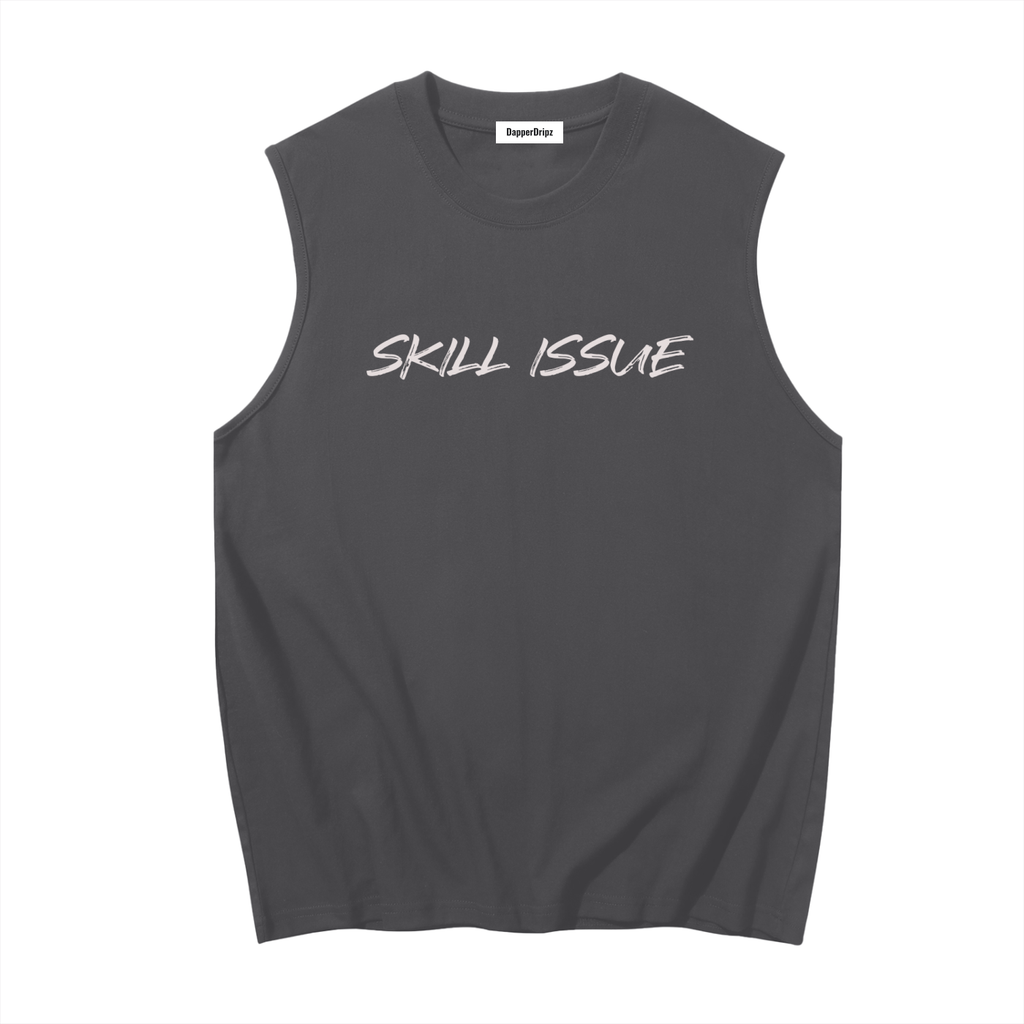 Skill-Men's Sleeveless Cotton Tank Top