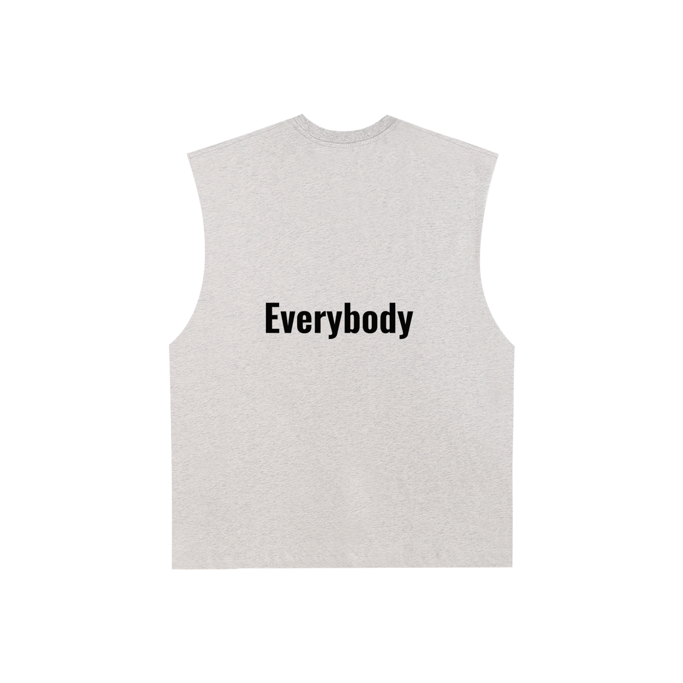Raw Edge Cotton Tank Top