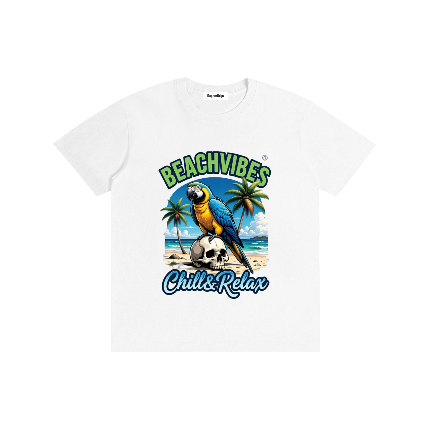 Beach vibes-Pure Cotton Unisex T-Shirt