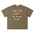 Cool Cats-Heavyweight Drop Shoulder Cotton T-Shirt