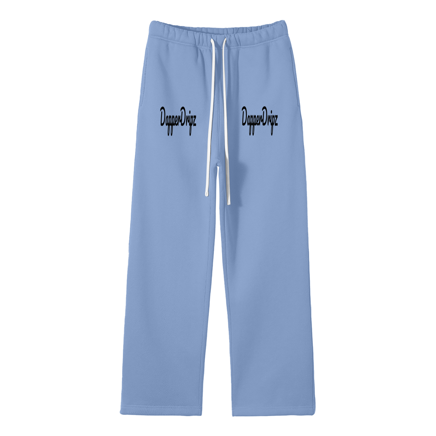 Sweats-Unisex Solid Color Fleece Straight Leg Pants