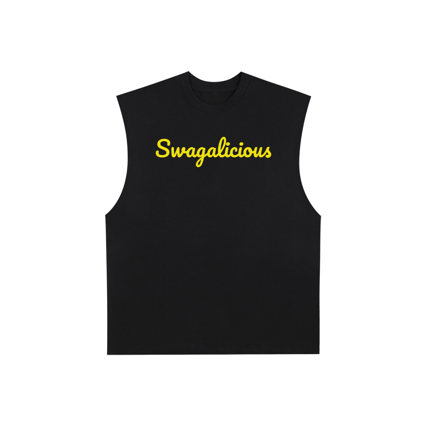 Swaga-Raw Edge Cotton Tank Top