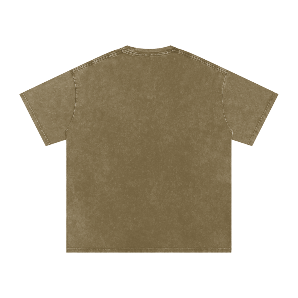 Dogs-Snow Washed Oversized Cotton T-Shirt