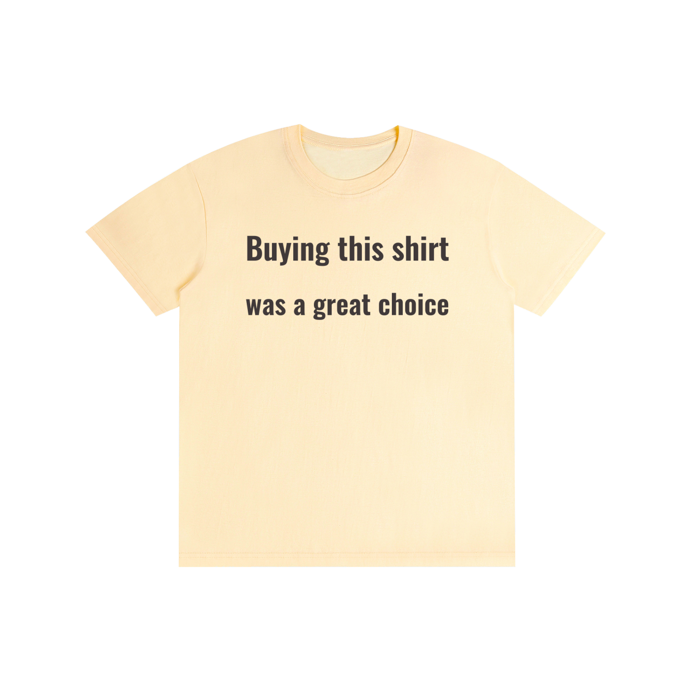 Buying-Pure Cotton Unisex T-Shirt