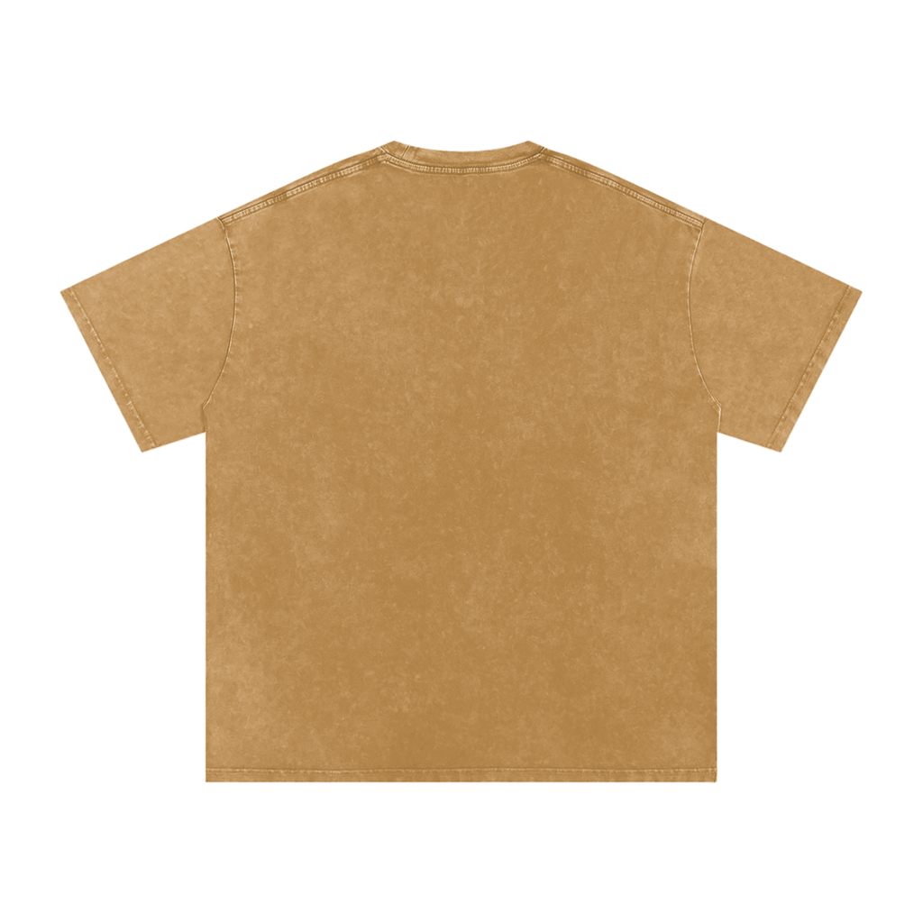 Dogs-Snow Washed Oversized Cotton T-Shirt