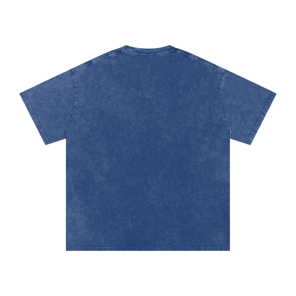 Dogs-Snow Washed Oversized Cotton T-Shirt