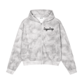 Dap-Dirty Washed Zip-Up Fleece Hoodie