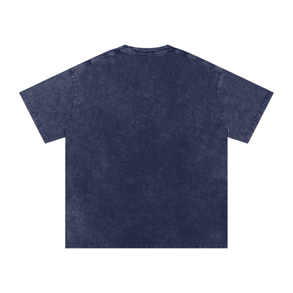 Dogs-Snow Washed Oversized Cotton T-Shirt