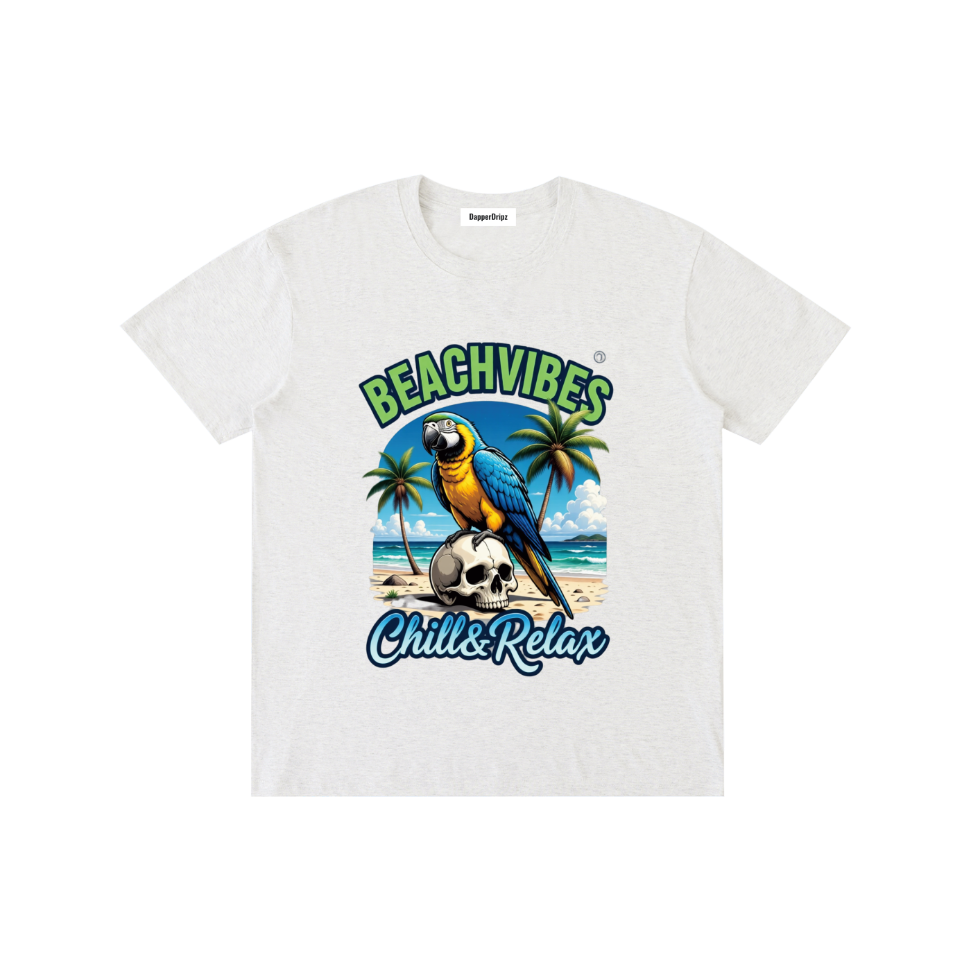 Beach vibes-Pure Cotton Unisex T-Shirt