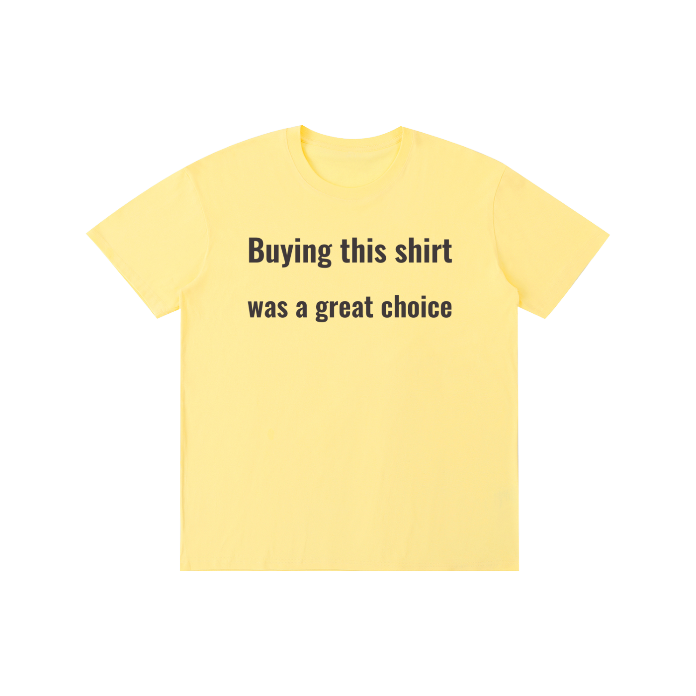 Buying-Pure Cotton Unisex T-Shirt
